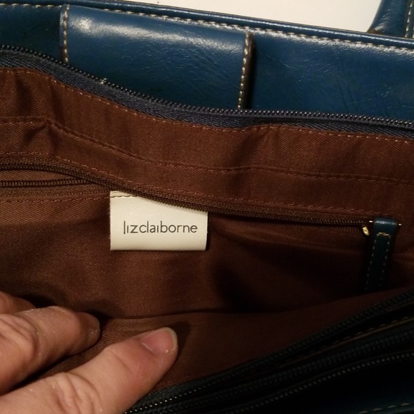 Liz Claiborne blue purse - Picture 5 of 6